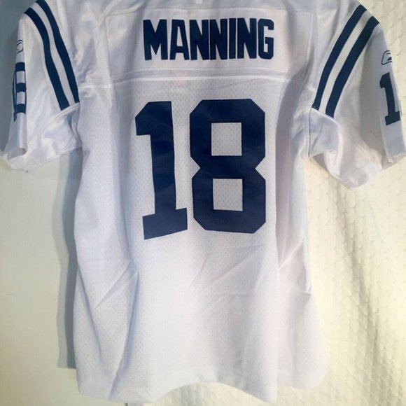 REEBOK INDIANAPOLIS COLTS PAYTON MANNING WOMEN's SEWN PREMIER JERSEY All Sizes - Picture 3 of 4